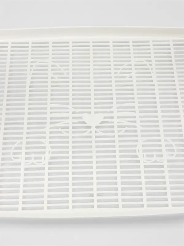 Туалет с сеткой, 44&times;33&times;11.5 см, серый, белый