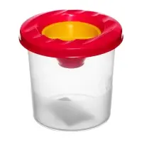 Стакан - непроливайка для рисования Calligrata, 210 мл, с заглушкой, МИКС