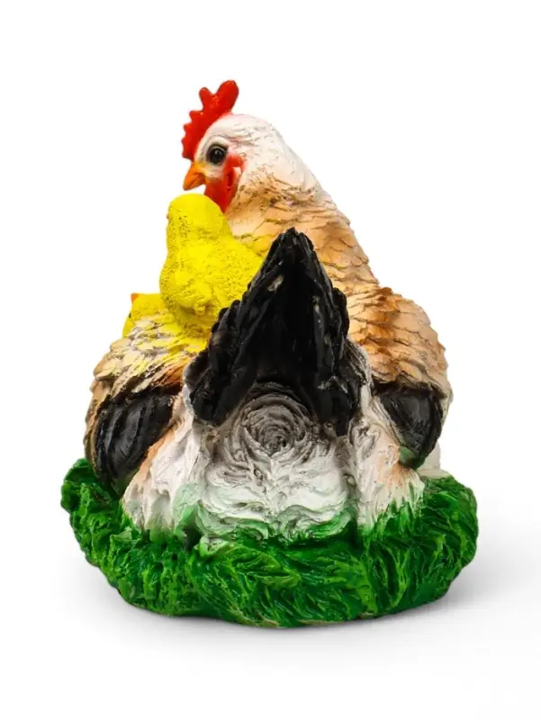 Садовая фигура из полистоуна &laquo;Курица Наседка&raquo;, 27&times;20&times;22 см