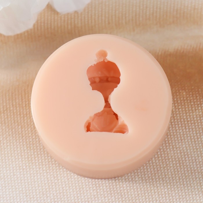 Молд силикон "Малыш в шапке" 3х1,7х1,4 см