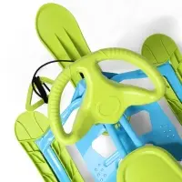 Снегокат, лимонный, голубой, ТСП/ГЛ Nika Kids Снегокат, лимонный, голубой, ТСП/ГЛ Nika Kids