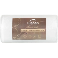 Одеяло Luscan 140х205 см стеганное микрофибра/верблюжья шерсть 300 г/м2