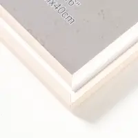 Фоторамка пластик 30х40 см "Остин" бело-бежевый 44,2х34,2х1,5 см