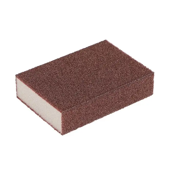 Губка, абразивная, для подготовки металла к покраске, 10×7×2.5 см, Р60 Губка, абразивная, для подготовки металла к покраске, 10×7×2.5 см, Р60