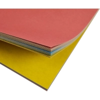 Картон цветной 50л 10цвет А4 немелов ColorPics,склейка, пакет