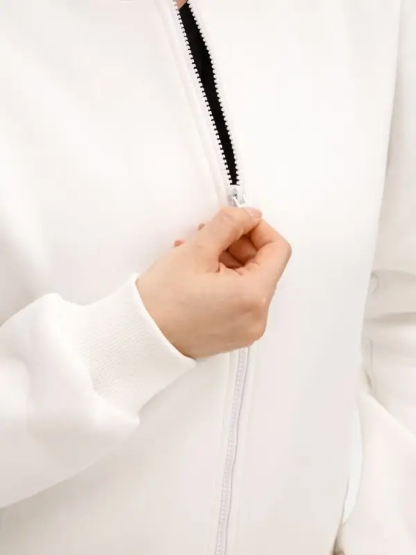 Бомбер унисекс Estado, молочно-белый, размер S