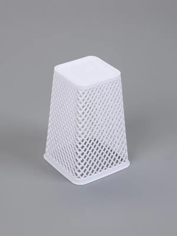 Корзины для хранения &laquo;Аура&raquo;, набор 4 шт.: 7.5&times;7.5&times;18 см, белые