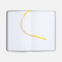 Ежедневник Trait, недатированный, черный с желтым