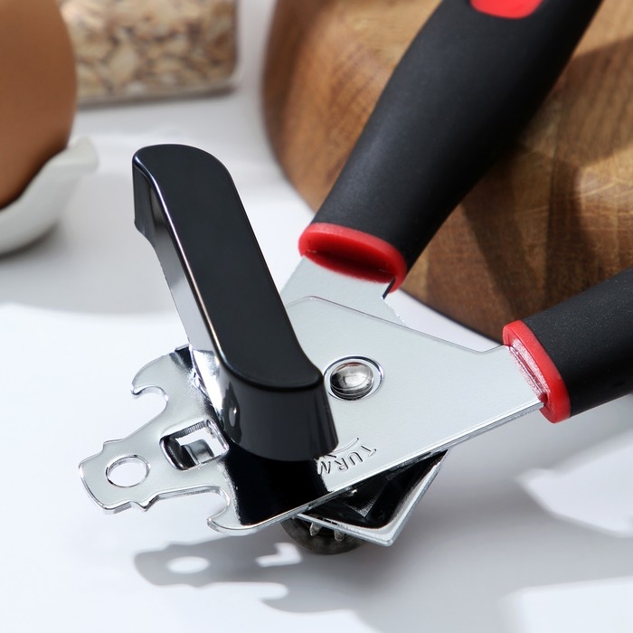 Нож консервный Доляна Digmа, 21 см, нержавеющая сталь, цвет чёрный, красный Нож консервный Доляна Digmа, 21 см, нержавеющая сталь, цвет чёрный, красный