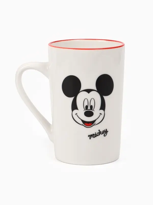 Кружка керамическая новогодняя, 385 мл, Микки Маус Кружка керамическая новогодняя, 385 мл, Микки Маус