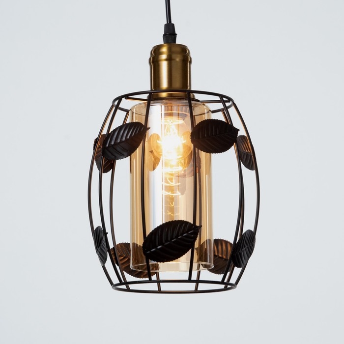 Светильник BayerLux Светильник BayerLux "Лаура" E27 40Вт черный 18х18х20-120 см