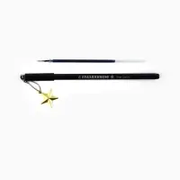 Ручка шариковая пластик с подвеской звезда &laquo;23 февраля. Лучшему защитнику&raquo;