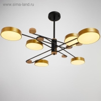 Светильник 35452/6 LED 144Вт 3000-6000К черный-золото 112х96х22 см BayerLux