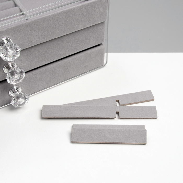 Подставка для украшений «Шкатулка Эдем», 23,5×13×11 см, цвет серый Подставка для украшений «Шкатулка Эдем», 23,5×13×11 см, цвет серый