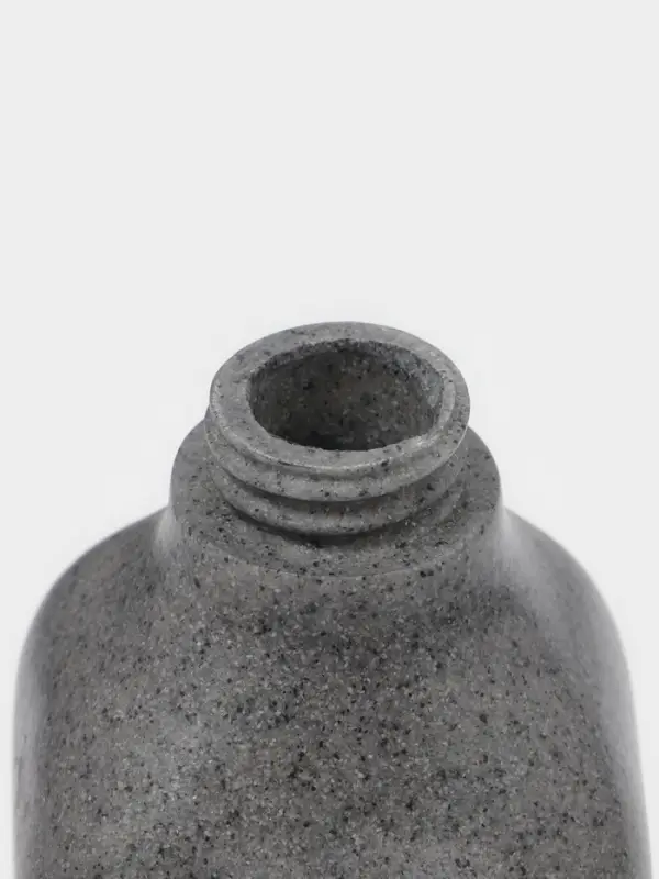 Набор аксессуаров для ванной комнаты &laquo;Гранит&raquo;, 4 предмета, дозатор 350 мл, мыльница, 2 стакана, серый