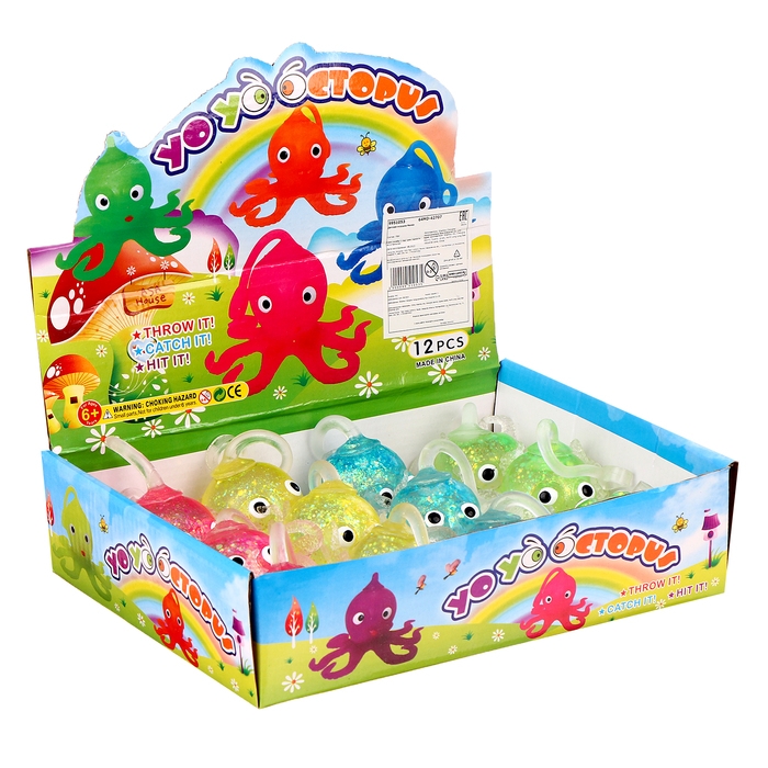 Мялка Мялка "Осьминог", цвета МИКС