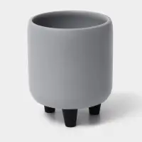 Аксессуары для ванной SAVANNA, 3 предмета, дозатор для мыла 390 мл, стакан 300 мл, мыльница, серые