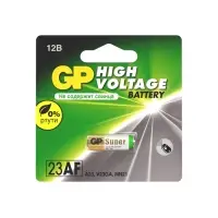 Батарейка алкалиновая GP Mercury Free, А23 (23AF, V23GA, MN21)-1BL, 12 В, блистер, 1 шт.