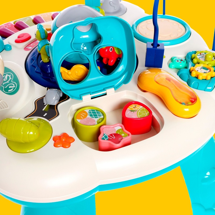 Развивающий столик «Весёлая игра», световые и звуковые эффекты Развивающий столик «Весёлая игра», световые и звуковые эффекты