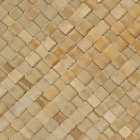 Сумка плетёная на молнии из пандана, 30&times;10&times;35 см, светло-коричневая