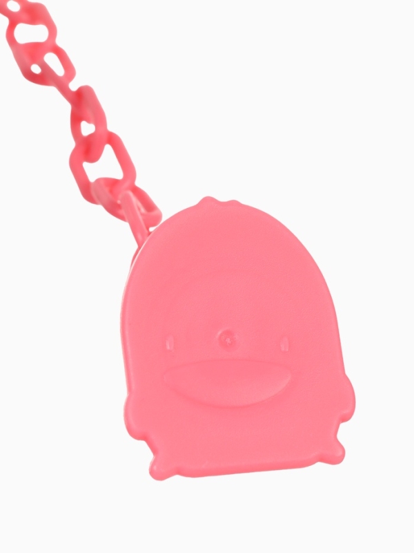 Пустышка классическая, с держателем, +0мес., цвет розовый Пустышка классическая, с держателем, +0мес., цвет розовый