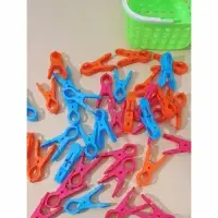 Прищепки для белья в корзинке Доляна, 7.5 см, 36 шт., МИКС