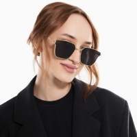 Очки солнцезащитные uv 400, дужка 13.8 см, ширина 12.8 см, линза 4.9×5.3 см