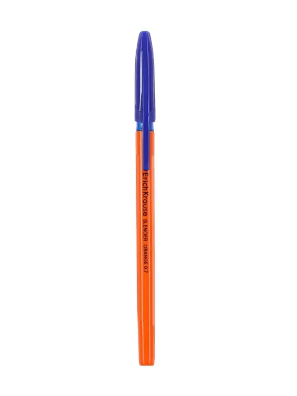 Ручка шариковая ErichKrause Slender Stick Orange, Super Glide, 0.7 мм, синяя Ручка шариковая ErichKrause Slender Stick Orange, Super Glide, 0.7 мм, синяя