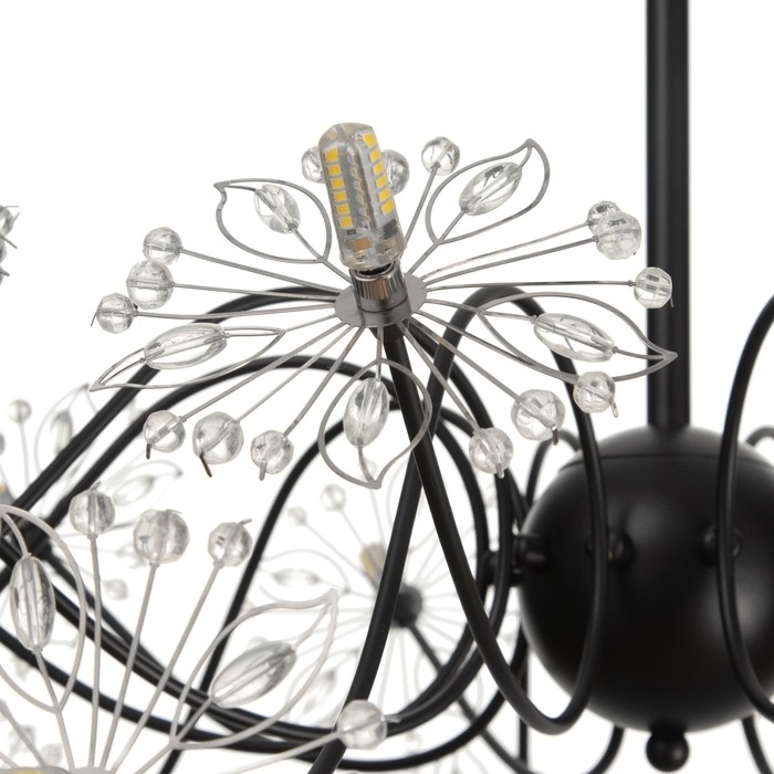 Люстра 1176/20 G4 20Вт черный 80х800х40см BayerLux