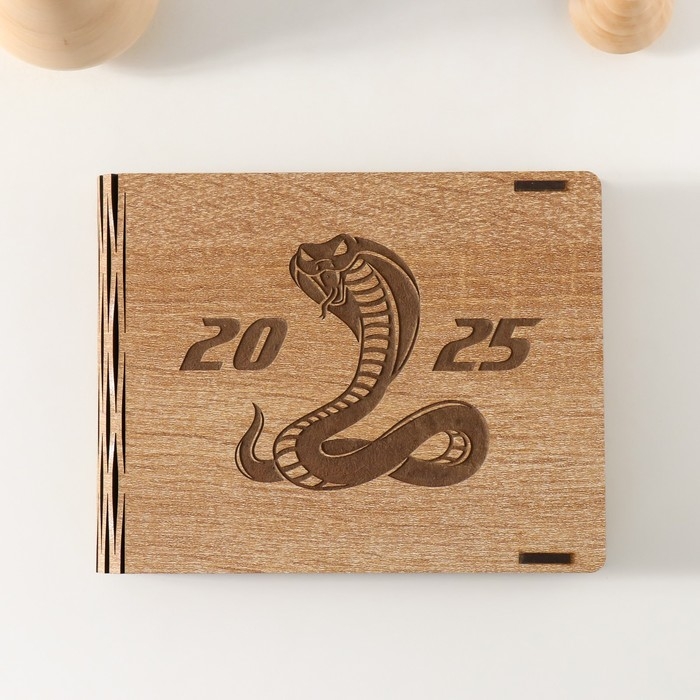 Новогодняя шкатулка  Новогодняя шкатулка "Змея" 15х12х2 см