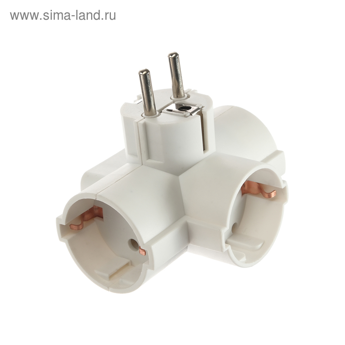 Разветвитель сетевой с защитой и с выключателем Uniel, 3 гнезда, 16 А, 3500 Вт, с/з, белый Разветвитель сетевой с защитой и с выключателем Uniel, 3 гнезда, 16 А, 3500 Вт, с/з, белый