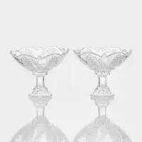 Ваза ASUKA на ножке набор из 2 шт., емк.270 мл