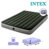 Матрас надувной DURA-BEAM FULL, 137&times;191&times;25 см, 64108 INTEX