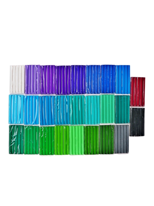 Набор глина полимерная запекаемая, 50 штук, 42 цвета по 20 г, с аксессуарамив кейсе Набор глина полимерная запекаемая, 50 штук, 42 цвета по 20 г, с аксессуарамив кейсе