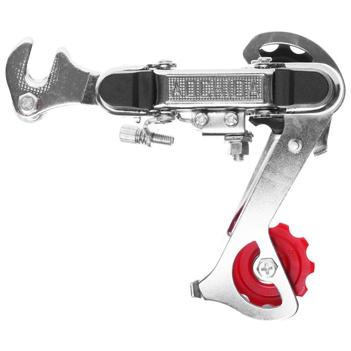 Переключатель задний недискретный, короткая лапка, 28T, крепление на петух, сталь Переключатель задний недискретный, короткая лапка, 28T, крепление на петух, сталь