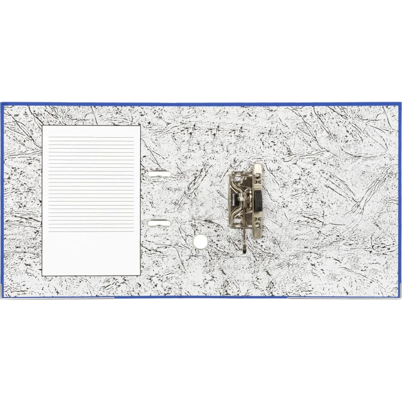 Папка-регистратор 75мм Attache А4, синяя, РР/бумага, мет. уголок