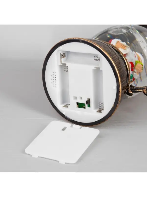 Светодиодная фигура &laquo;Дед Мороз с подарками&raquo; 14&times;23.5&times;11 см, пластик, от батареек ААх3, USB, свечение тёплое белое