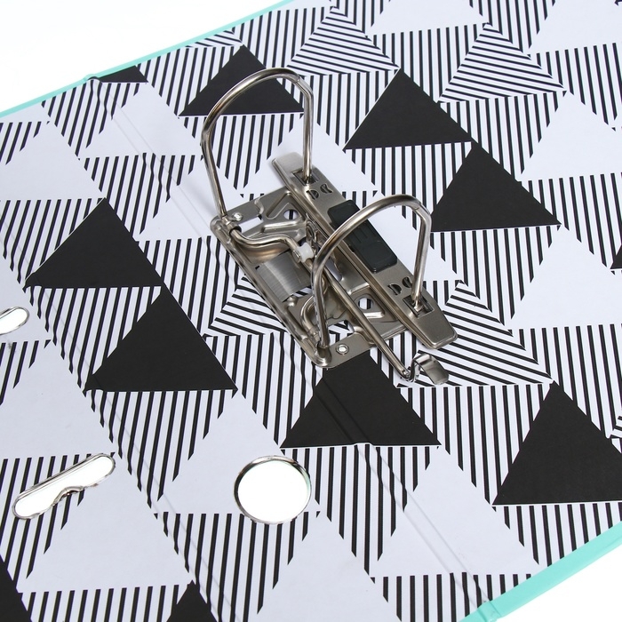 Папка-регистратор, Calligrata, А4, 75 мм, ламинированная, светло-мятный Папка-регистратор, Calligrata, А4, 75 мм, ламинированная, светло-мятный