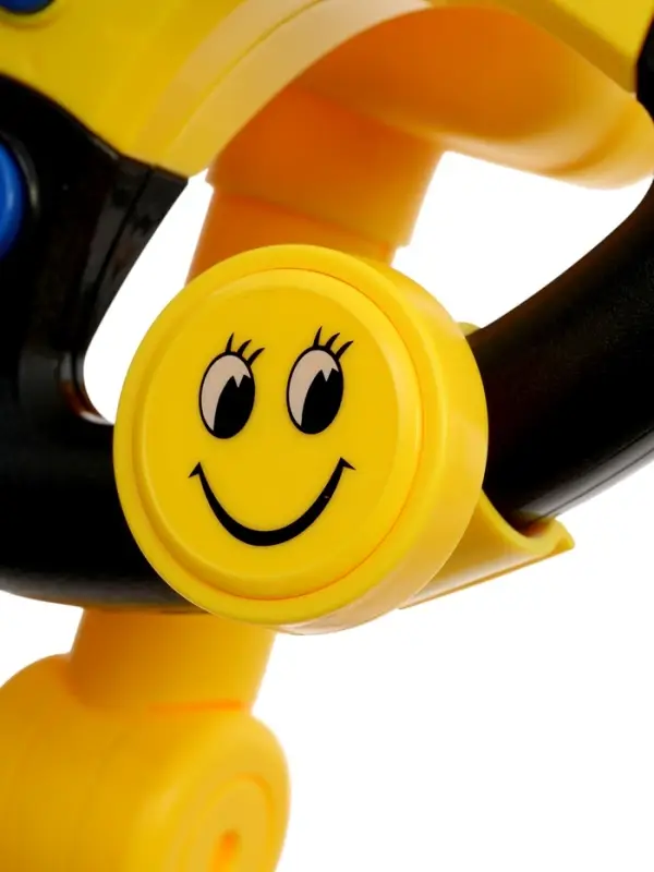 Руль музыкальный "Cупер водитель" с кронштейном, свет, звук