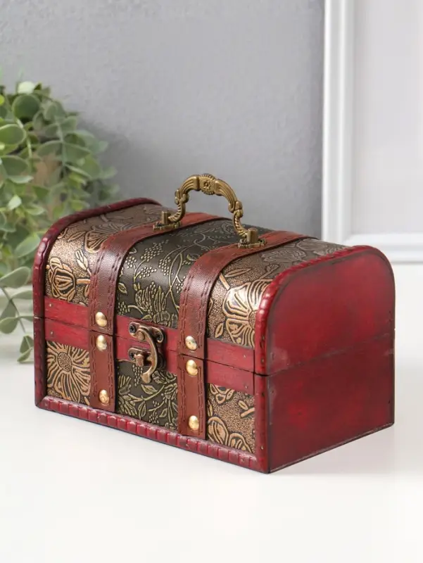 Шкатулка для украшений &laquo;Сундучок. Цветущий сад&raquo;, дерево, 11.5&times;18&times;12 см