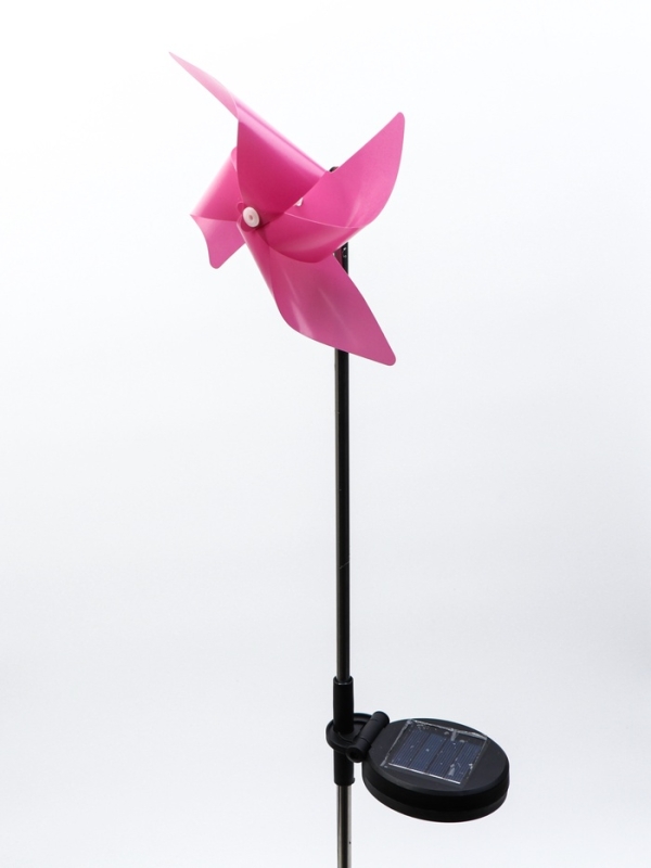 Штекер с подсветкой  Штекер с подсветкой "Ветерок" розовый, 19х70см