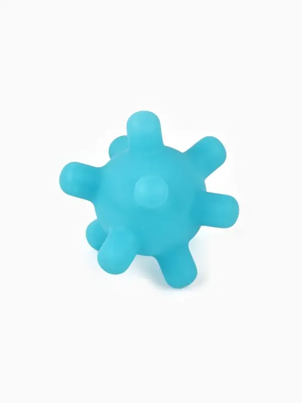 Игрушка пищащая Игрушка пищащая "Мячик, шипы", 5 см, голубая