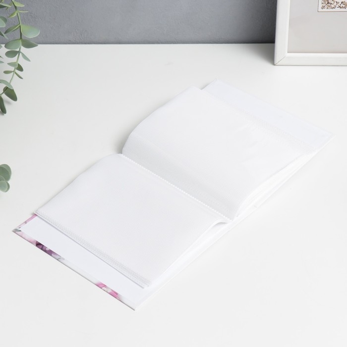 Фотоальбом на 40 фото 10х15 см Фотоальбом на 40 фото 10х15 см "Цветочный" в коробке МИКС 17х14х4,5 см