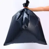 Мешки для мусора в рулоне UpakLand 180 л, черные, ПВД, толщина 40 мкм, 10 шт., 88&times;106 см