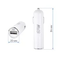 Автомобильное ЗУ AVS ST-04, 1 USB, 0.9 А, 4.5 Вт (A78636S)