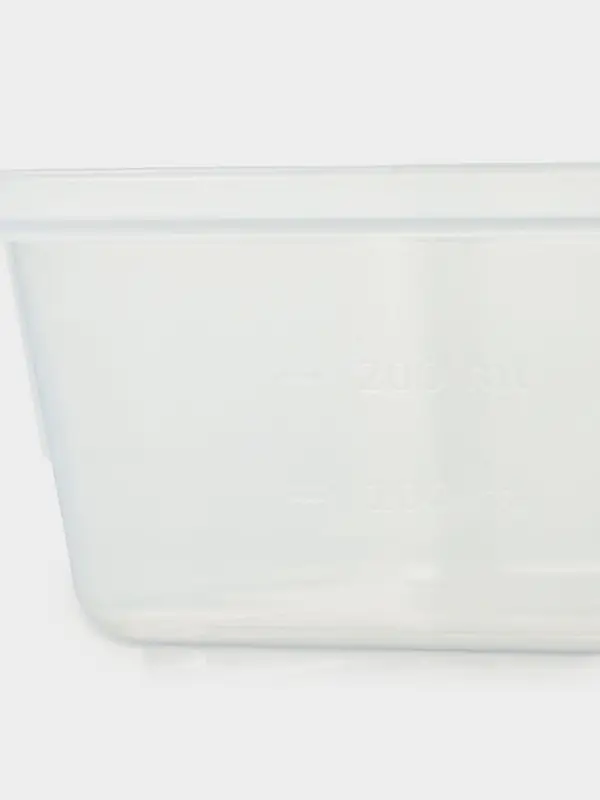 Набор контейнеров для хранения еды Idiland, 3 шт.: 400 мл, 800 мл, 1.5 л, пластик, герметичный, прозрачный, крышка голубая