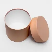 Набор круглых подарочных коробок 5 в 1 UPAK LAND, Солнечный, 23&times;23&times;25 - 15&times;15&times;15 см