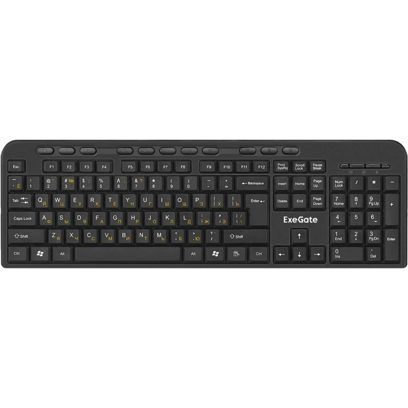 Набор клавиатура+мышь ExeGate Professional Combo MK240 черный(EX286220RUS)