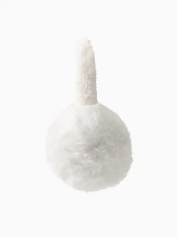 Меховые наушники MINAKU складные, цв.белый р-р 54-58 Меховые наушники MINAKU складные, цв.белый р-р 54-58