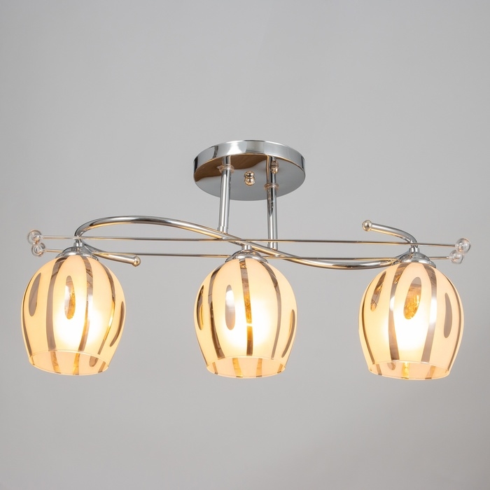 Люстра Люстра "Дэйл" 3х40Вт Е27 Хром МОДЕЛЬ: 2612372